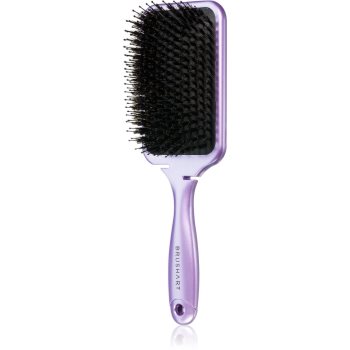 BrushArt Hair Boar bristle paddle hairbrush perie de par cu peri de mistret - imagine 2